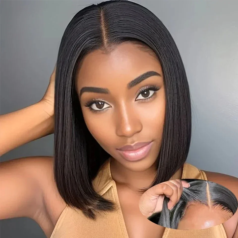 2026 NUOVE parrucche bob con f - Glueless Wear And Go Human Hair Wig recensione e prezzo