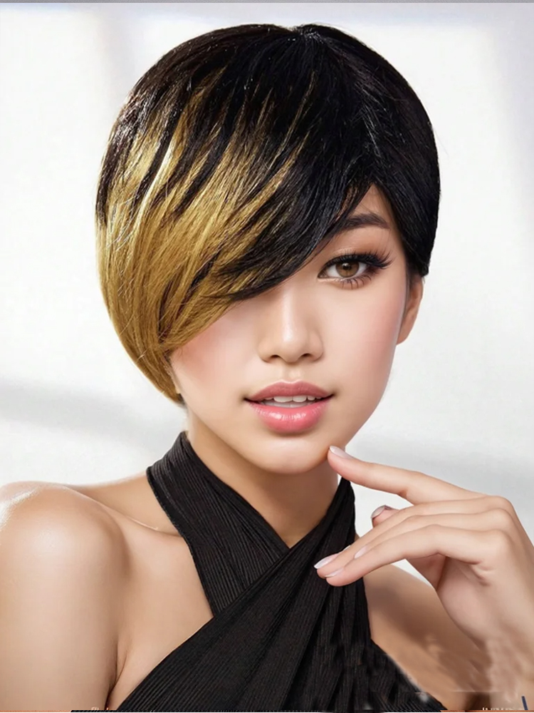 Parrucca corta con taglio pixi - Short Pixie Cut Wig Human Hair Cheap recensione e prezzo